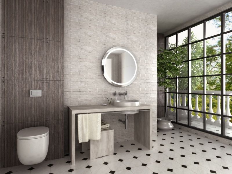 CRISTAL speil m/ led lys
